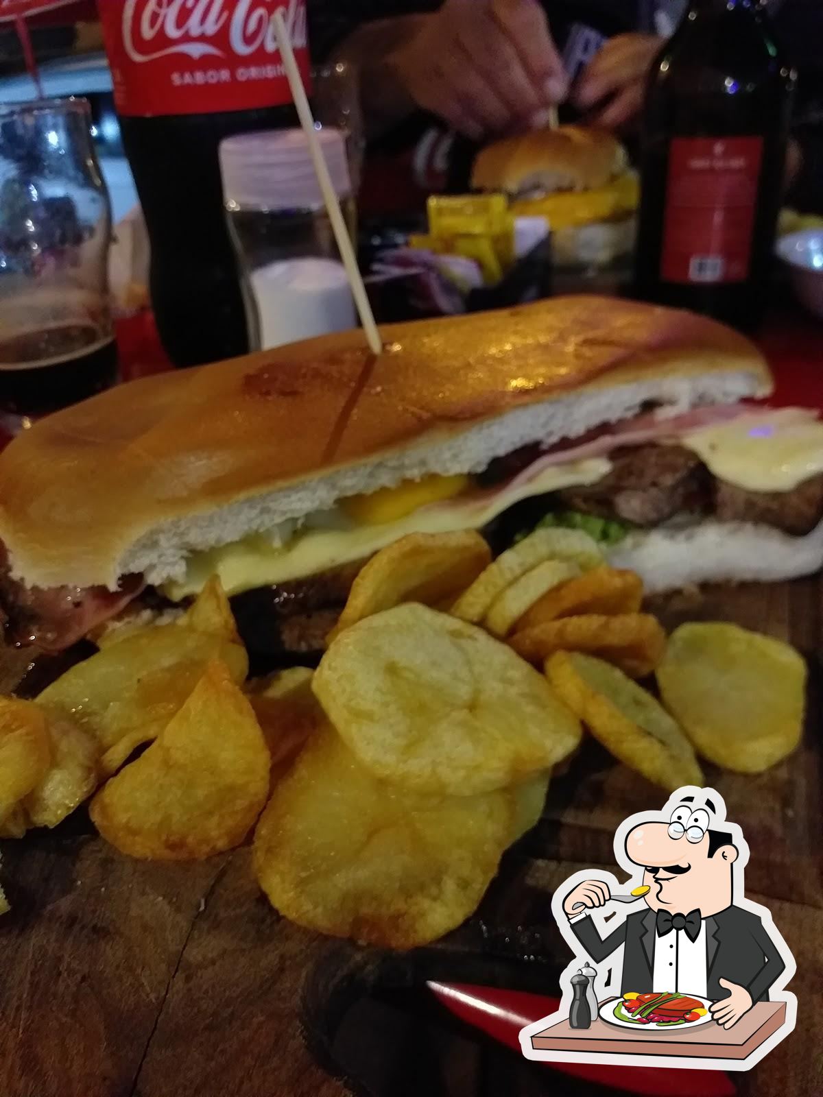 Hamburguesa con papas de Bendito